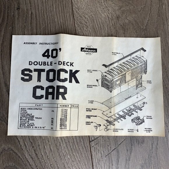 Athearn 5003 40 ft Box Car C & NW Chicago And Northwest HO Scale - Picture 10 of 11